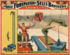 Circus Poster, 1899. /N'The Adam Forepaugh And Sells Brothers Shows Combined - Phenomenal Acts Of Contortion.' Chromolithograph, 1899. Poster Print by Granger Collection - Item # VARGRC0184820