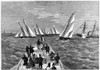 France: Yacht Race, 1874. /Ninternational Yacht Race From Le Havre, France. Line Engraving, 1874. Poster Print by Granger Collection - Item # VARGRC0098020