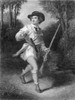 Carolina Rifleman, C1780. /None Of General Daniel Morgan'S Carolina Riflemen During The American Revolution. Line And Stipple Engraving, 19Th Century. Poster Print by Granger Collection - Item # VARGRC0059502