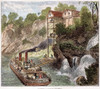 Mississippi: Cotton Steamer. /Nloading A Cotton Steamer On The Mississippi. Wood Engraving, 1887. Poster Print by Granger Collection - Item # VARGRC0042090