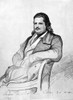 Honore De Balzac (1799-1850). /Nfrench Writer. Drawing, 1845, By Carl Vogel Von Vogelstein. Poster Print by Granger Collection - Item # VARGRC0003550