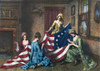 Birth Of The Flag. /Nbetsy Ross Sewing The First American Flag. Painting By Henry Mosler (1841-1920). Poster Print by Granger Collection - Item # VARGRC0008449