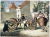 Cugnot'S Steam Carriage. /Ntrial Of Nicolas Joseph Cugnot'S Three-Wheeled Steam Carriage At The Arsenal Of Paris, 1770: Colored French Engraving, 19Th Century. Poster Print by Granger Collection - Item # VARGRC0008721