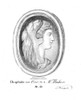Omphale, Queen Of Lydia. /Netching, English, 18Th Century, After An Antique Engraved Gemstone. Poster Print by Granger Collection - Item # VARGRC0066887