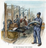 Fulton Fish Market, 1890. /Nscene At The Fulton Wholesale Fish Market In New York City. Drawing, 1890, By W.A. Rogers. Poster Print by Granger Collection - Item # VARGRC0053376