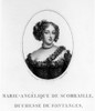 Marie-Ang_lique De Rousille. /Nmarie-Ang_Lique De Scorailles De Rousille, Duchess Of Fontanges (1661-1681). Mistress Of King Louis Xiv Of France. Line And Stipple Engraving, 1687. Poster Print by Granger Collection - Item # VARGRC0127146