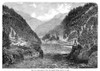 Canada: Fraser River, 1866. /Nsuspension Bridge Over The Fraser River In British Columbia, Canada. Wood Engraving, English, 1866. Poster Print by Granger Collection - Item # VARGRC0267914