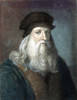 Leonardo Da Vinci /N(1452-1519). Italian Painter, Sculptor, Architect, Engineer, And Scientist. Steel Engraving, English, 1835, After A Self-Portrait. Poster Print by Granger Collection - Item # VARGRC0036570
