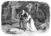 Romeo And Juliet, 1864. /Nscene From William Shakespeare'S 'Romeo And Juliet,' Performed At The Festival Pavilion In England, 1864. Contemporary English Wood Engraving. Poster Print by Granger Collection - Item # VARGRC0354074