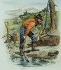 California Goldminer, 1850. /Ncontemporary Colored Engraving. Poster Print by Granger Collection - Item # VARGRC0010667