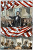 Abraham Lincoln /N(1809-1865). 16Th President Of The United States. Pen Drawing, 19Th Century. Poster Print by Granger Collection - Item # VARGRC0043678