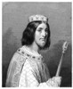 Dagobert Ii (650-679). /Nmerovingian King Of The Franks. King Of Austrasia (656-660, 676-679). Son Of Sigebert Iii; Assassinated. Line Engraving, French, 19Th Century. Poster Print by Granger Collection - Item # VARGRC0059741