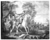 Peter Francisco (C1760-1831). /Namerican Military Hero. Francisco Fighting Sir Banastre Tarleton'S Cavalry, Amelia County, Virginia, 1781. Line And Stipple Engraving, C1815, By David Edwin. Poster Print by Granger Collection - Item # VARGRC0046264