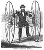 Bicycling, 1869. /Nwhite'S Improved Bicycle. Wood Engraving, American, 1869. Poster Print by Granger Collection - Item # VARGRC0033474