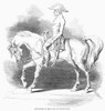 Duke Of Wellington /N(1769-1852). Arthur Wellesley, 1St Duke Of Wellington. English General And Statesman. Statue Of Wellington At Detroit, Michigan. Wood Engraving, 1852. Poster Print by Granger Collection - Item # VARGRC0092061