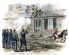Civil War: Draft Riots. /Na Leader Of The Draft Rioters Shot By An Army Officer On 36Th Street During The New York City Draft Riots Of July 13-16, 1863: Contemporary Wood Engraving. Poster Print by Granger Collection - Item # VARGRC0076676