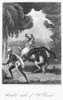 Lightning Kills Missionary. /N'Awful Death Of P. Bonike.' Etching And Line Engraving, American, 1837. Poster Print by Granger Collection - Item # VARGRC0078545