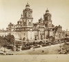 Mexico City, C1900. /Nthe Metropolitan Cathedral In Plaza De La Constitucion, Or Zocolo, Of Mexico City, C1900. Poster Print by Granger Collection - Item # VARGRC0011375