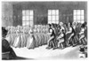 A Shaker Worship, C1830. /Nnear Lebanon, New York. Engraving, American, C1830. Poster Print by Granger Collection - Item # VARGRC0035822