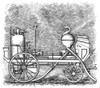 Firefighting, 1829. /Na Steam-Powered Fire Engine From C1829. Engraving, English, 1885. Poster Print by Granger Collection - Item # VARGRC0266676