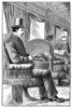 Portable Typewriter, 1889. /Na Man Using A Victor Portable Typewriter While Riding In A Railroad Car. Wood Engraving, American, 1889. Poster Print by Granger Collection - Item # VARGRC0097720