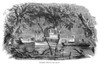 Civil War: Vicksburg, 1863. /Na Union Army Gunboat In A Bayou Near Vicksburg, Mississippi. Wood Engraving, American, 1865. Poster Print by Granger Collection - Item # VARGRC0322986
