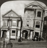 San Francisco Earthquake. /Nhouses On Howard Street, Following The Earthquake Of 18 April 1906. Stereograph, 1906. Poster Print by Granger Collection - Item # VARGRC0119407