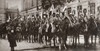 World War I: Berlin, C1918. /Nsquadron Of Prussian Cavalry With Decorated Flagstaffs Standing Before A Building Decked In Wreaths In Berlin, Germany. Photograph, C1918. Poster Print by Granger Collection - Item # VARGRC0409364