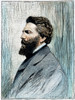 Herman Melville (1819-1891). /Namerican Writer. Contemporary American Engraving After A Photograph. Poster Print by Granger Collection - Item # VARGRC0028123