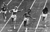 Summer Olympics, 1960. /Nwilma Rudolph (Second From Right) Wins The 400 Meter Relay Race For The United States, At The 1960 Summer Olympics In Rome, Italy. Poster Print by Granger Collection - Item # VARGRC0170351