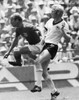 Soccer: World Cup, 1970. /Nbobby Charlton (Left) Of England Playing Against Karl-Heinz Schnellinger Of West Germany During The 1970 World Cup Quarter Final, 14 June 1970. Poster Print by Granger Collection - Item # VARGRC0131561