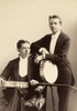 Banjo Duo, C1900. /Nthe Banjo Duo Of Ruby Brooks And Harry Denton. Original Cabinet Photograph, C1900. Poster Print by Granger Collection - Item # VARGRC0083175