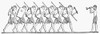 Ancient Egypt: Lancers. /Negyptian Lance Bearers. Drawing After A Tomb Relief. Poster Print by Granger Collection - Item # VARGRC0016233