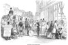 London: Regent Street. /N'The London Season. Regent Street.' Wood Engraving, English, 1849. Poster Print by Granger Collection - Item # VARGRC0001688