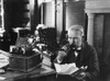 Thomas Edison (1847-1931). /Namerican Inventor. Photographed Speaking Into A Dictaphone That He Invented, C1905. Poster Print by Granger Collection - Item # VARGRC0043448