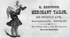 Trade Card: Tailor. /Namerican Merchant'S Trade Card For G. Redwood, A Tailor In Brooklyn, New York, 19Th Century. Poster Print by Granger Collection - Item # VARGRC0183601