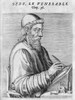 Saint Bede (C672-735). /Nenglish Scholar, Historian, And Theologian, Known As 'The Venerable Bede.' Line Engraving, French, 16Th Century. Poster Print by Granger Collection - Item # VARGRC0057049