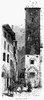 Florence: Dante'S House. /Ndante Alighieri'S House In Florence, Italy. Wood Engraving, C1875, After Harry Fenn. Poster Print by Granger Collection - Item # VARGRC0030933