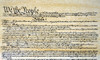 Constitution. /Npreamble And Beginning Of Article I Of The Constitution Of The United States, 1787. Poster Print by Granger Collection - Item # VARGRC0009965
