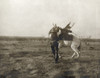 Texas: Cowboy, C1906. /Na Cowboy Saddling A Bronco On A Ranch In Texas. Photograph By Erwin Evans Smith, C1906. Poster Print by Granger Collection - Item # VARGRC0124932