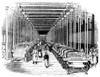 Textile Manufacture, 1830. /Ncotton Looms At Lancashire Mill. Line Engraving, English. Poster Print by Granger Collection - Item # VARGRC0032549