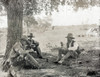 Texas: Cowboys, C1908. /Ncowboys Seated On The Ground Under A Tree And Eating Dinner At The Ls Ranch In Texas. Photograph By Erwin Evans Smith, C1908. Poster Print by Granger Collection - Item # VARGRC0124962