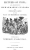 Lectures On India, 1849. /Ntitle Page Of An Ethnographic Survey Of India. Wood Engraving, American, 1849. Poster Print by Granger Collection - Item # VARGRC0078147