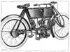 Motorcycle, 1904. /Nline Engraving, French, 1904. Poster Print by Granger Collection - Item # VARGRC0099158