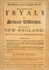 Cotton Mather, 1693. /Ntitle-Page Of The 1693 London Edition Of Cotton Mather'S 'The Wonders Of The Invisible World,' Dealing With The Witchcraft Delusions In New England. Poster Print by Granger Collection - Item # VARGRC0061265