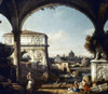 Bellotto: Capriccio. /Nbernardo Bellotto (1720-1780): Capriccio Romano. Oil On Canvas. Poster Print by Granger Collection - Item # VARGRC0034089