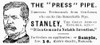 'Press' Pipe, 1893. /Nenglish Newspaper Advertisement For The 'Press' Pipe, Featuring African Explorer Henry Morton Stanley, 1893. Poster Print by Granger Collection - Item # VARGRC0090635