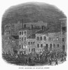 New York: Draft Riots. /Nrioters Attacking Black Residents On Sullivan Street In New York City During The Draft Riots Of 13-16 July 1863. Contemporary American Wood Engraving. Poster Print by Granger Collection - Item # VARGRC0090433