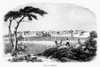 Nashville, 1820S. /Nview Of Nashville, Tennessee. Wood Engraving, American, 1820S. Poster Print by Granger Collection - Item # VARGRC0110135