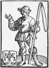 Germany: Peasant War, 1525. /Na Rebellious Peasant. Broadside Woodcut, 1525. Poster Print by Granger Collection - Item # VARGRC0053911